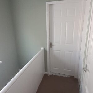 Decorated landing