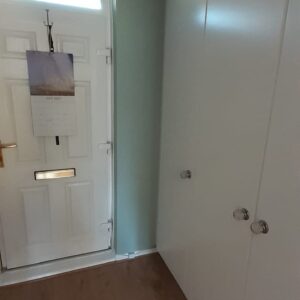Front door after decoration